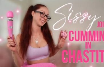 Goddess Nikki Kit - Sissy Cumming In Chastity JOI CEI